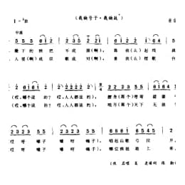 撒下的秧把不成排 栽秧号子 栽秧鼓 淮安市
