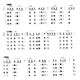 四季生产忙 栽秧号子 安丰鼓 宝应县