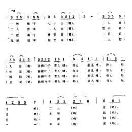 十把扇子 杨柳青 苏北