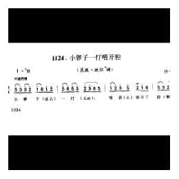 歌舞小调_小锣子一打唱开腔 花鼓 跌怀调 扬州市