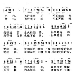 军人抒情曲谱:血染的风采