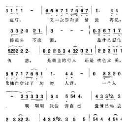 苏芮歌曲谱:心痛的感觉