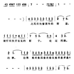 齐秦歌曲谱:狂流
