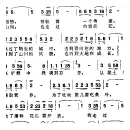 邓丽君歌曲谱:原乡人