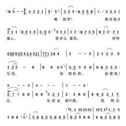 美国经典歌曲谱:噢！凯罗 简谱