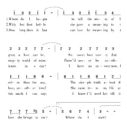 美国经典歌曲谱:爱情的故事 简谱