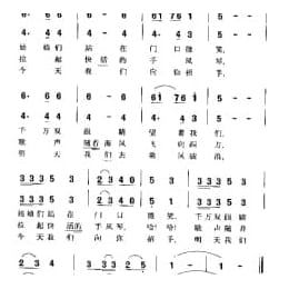 水兵回到海岸上 金帆词 汤正方曲