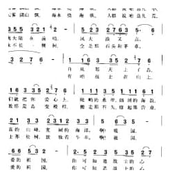 战士第二个故乡 张焕成原词 向彤改词 沈亚威曲