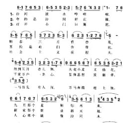 汾河流水哗啦啦 电影 汾水长流 主题 乔羽词 高如星曲