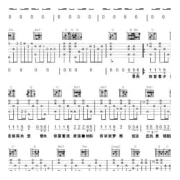 谭咏麟 梦仍是一样 吉他谱_高清吉他谱