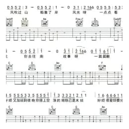 王宇宙Leto 乔浚臣 若月亮没来 吉他谱