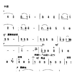 外国古典歌曲简谱:维也纳森林的故事 奥 斯特劳斯曲