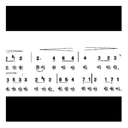 外国民间歌曲简谱:小白鹅 捷克民歌