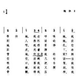 外国民间歌曲简谱:她何时到来 法国民歌