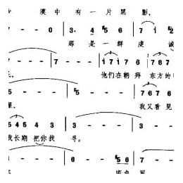 外国现代歌曲简谱:密色罗 拉美歌曲