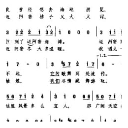 外国现代歌曲简谱:迈阿密海滩 拉美歌曲