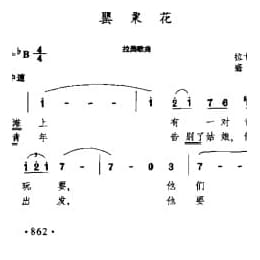 外国现代歌曲简谱:罂粟花 拉美歌曲