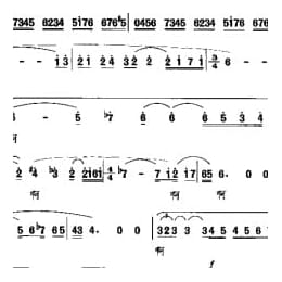 外国现代乐曲简谱:日夜绮思 巴西 洛博斯曲