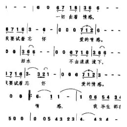 外国现代乐曲简谱:情感 巴西 阿尔伯特曲