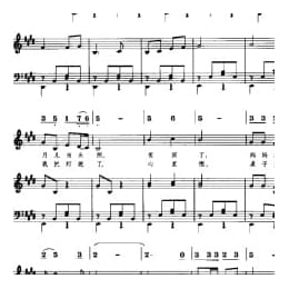 中外优秀儿童歌曲:唱给妈妈的摇篮曲 五线线简谱对照带歌词