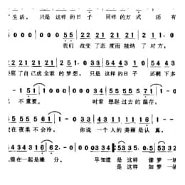 简谱:梦一场 1996袁惟仁词曲 那英演唱