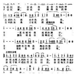 通俗歌曲简谱:一帆风顺 1995任卫新词 郭成志曲 彭丽媛演唱
