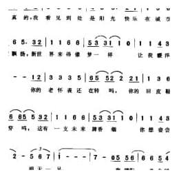 通俗歌曲简谱:Newboy 1998朴树词曲 朴树演唱