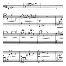 中国钢琴名曲五线谱:动物园组曲 长颈鹿 黎英海