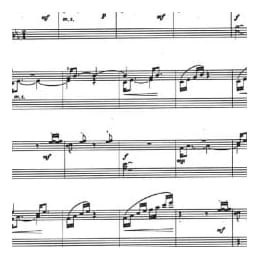 中国钢琴名曲五线谱:动物园组曲 小猴儿 黎英海