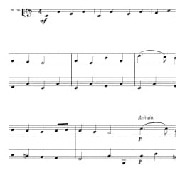 长笛 单簧管圣诞颂歌二重奏曲谱:Angels from the Realms of Glory for flute and clarinet in Bb