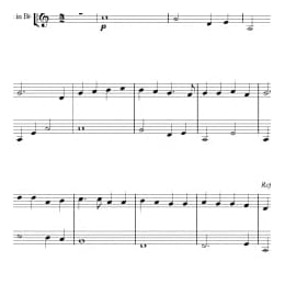 长笛 单簧管圣诞颂歌二重奏曲谱:The Huron Carol for flute and clarinet in Bb