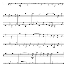 长笛 单簧管圣诞颂歌二重奏曲谱:The Snow Lay on The Ground for flute and clarinet in Bb