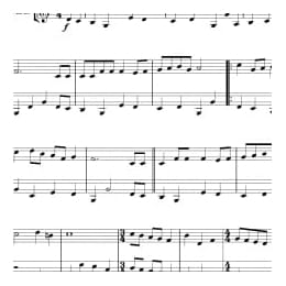 长笛 单簧管圣诞颂歌二重奏曲谱:The Twelve Days of Christmas for flute and clarinet in Bb