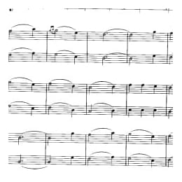 小提琴二重奏曲谱:深深的海洋 南斯拉夫民歌 张以一改编曲目 初级