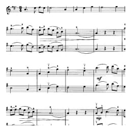 小提琴二重奏曲谱:小夜曲 托赛里曲 张以一改编曲目 初级