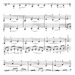 小提琴二重奏曲谱:法国号 莱茵河民歌 刘聪颖改编曲目 初级