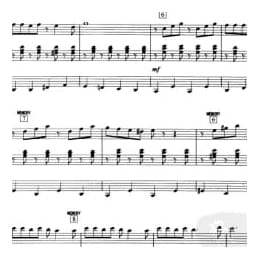 双排键电子琴考级曲目:快乐城 陈音桦曲 六级 五线谱