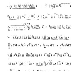 笛子独奏曲简谱:净水瓶 河北民间乐曲 张广明传谱 金沙改编 附教学及赏析