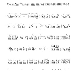 笛子独奏曲简谱:海青歌 河北梆子曲牌 杨立中改编 附教学及赏析