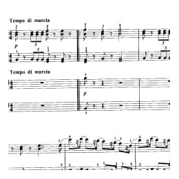 少儿钢琴四手联弹曲目:木偶兵进行曲 柴可夫斯基曲 李一丁改编 五线谱