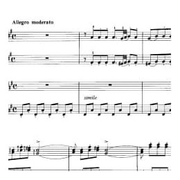 少儿钢琴四手联弹曲目:四小天鹅舞 柴可夫斯基曲 杨儒怀改编 五线谱