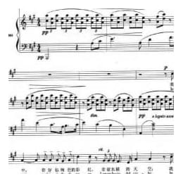 意大利歌曲 理想佳人 Ideale 托斯蒂 F.P.Tosti 1846 1916 五线谱