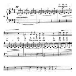 意大利歌曲 春天 Primavera 托斯蒂 F.P.Tosti 1846 1916 五线谱