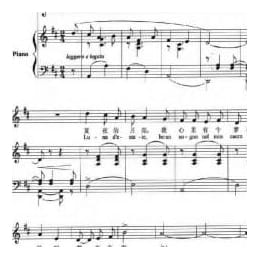 意大利歌曲 夏夜的月亮 Luna d'estate 托斯蒂 F.P.Tosti 1846 1916 五线谱