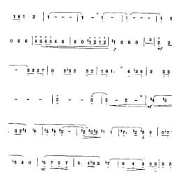 外国乐曲简谱 单簧管奏鸣曲 第四乐章 德 兴德米特曲 曲广义移植