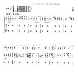 竹笛三重奏简谱:小赋格之八 主题选自民歌 杀牛祭祖山歌 汪培元曲 树蓬移植