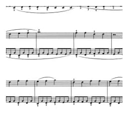 钢琴技巧性练习曲:旋律与伴奏练习曲 Op.823 No.13 车尔尼曲 五线谱