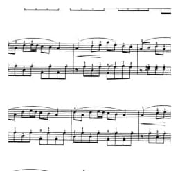 中国乐曲:扎红头绳 王震亚改编 五线谱