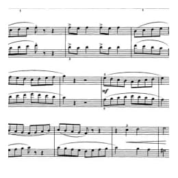 外国乐曲:乡村快步舞曲 克拉克曲 五线谱