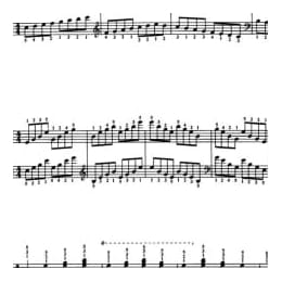 钢琴二级练习曲:基本练习 五线谱